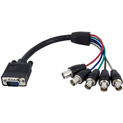 Adapterkabel VGA m - 5 x BNC f (RGBHV)